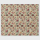 Charming Christmas Wrapping Paper for Grandmothers Geschenkpapier (Flach)