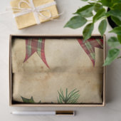 Charming Christmas wreath tissue paper rustic tone Seidenpapier (Geschenk)