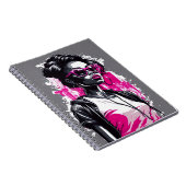 Charming Classics Afro American Beauty Notizblock (Rechte Seite)