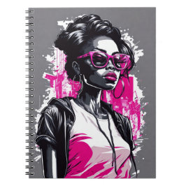 Charming Classics Afro American Beauty Notizblock