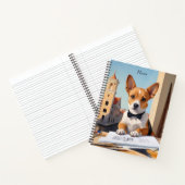 Charming Corgi Architect Dog Lover Notizblock (Innenseite)