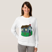 Charming Cottage Style House with Garden T-Shirt (Vorne ganz)