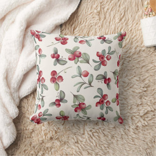 Charming Cranberry Throw Kissen