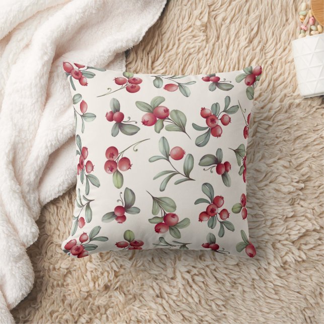 Charming Cranberry Throw Kissen (Decke)