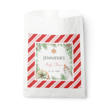 Charming Custom Watercolor Weihnachtsdusche