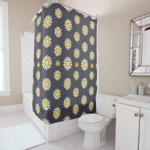 Charming Daisy Collection Versatile Blumenmuster Duschvorhang