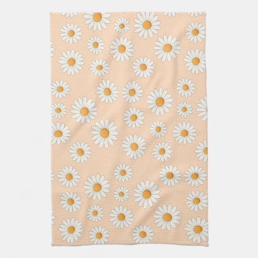 Charming Daisy Floral Kitchtuch Geschirrtuch (Vertikal)