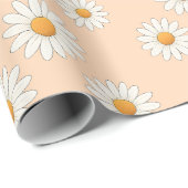 Charming Daisy Pattern - Blumengeschenk Geschenkpapier (Rolleneckpunkt)