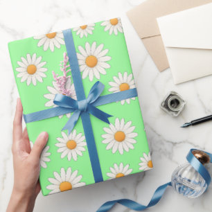 Charming Daisy Pattern - Blumengeschenk Geschenkpapier