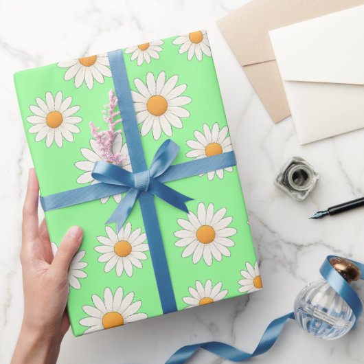 Charming Daisy Pattern - Blumengeschenk Geschenkpapier (Schenken)