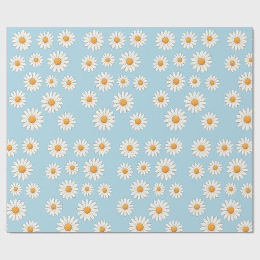 Charming Daisy Pattern - Blumengeschenk Geschenkpapier (Flach)