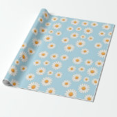 Charming Daisy Pattern - Blumengeschenk Geschenkpapier (Ungerollt)