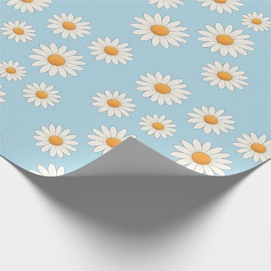 Charming Daisy Pattern - Blumengeschenk Geschenkpapier (Ecke)