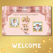 Charming Dancing Kitten Foto Erstgeburtenmädchen Banner