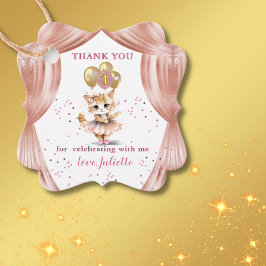 Charming Dancing Kitten Foto Erstgeburtenmädchen Geschenkanhänger