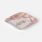 Charming Dancing Kitten Foto Erstgeburtenmädchen Pappteller (Gewinkelt)