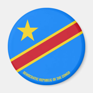 Charming der Demokratischen Republik Kongo Magnet