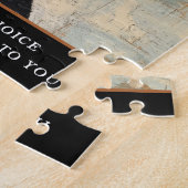 Charming Doberman Dog Illustrated Brown Black Art Puzzle (Seite)