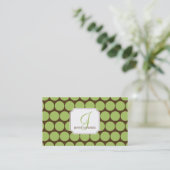 Charming Dots Business Cards - Groove Visitenkarte (Stehend Vorderseite)