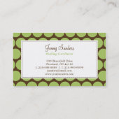 Charming Dots Business Cards - Groove Visitenkarte (Rückseite)