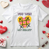 Charming Du gewinnst Valentins Herz T-Shirt