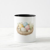 Charming Easter Egg Nest Coffee Mug – Festive Spri Tasse (Zentrum)