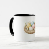 Charming Easter Egg Nest Coffee Mug – Festive Spri Tasse (Vorderseite Links)