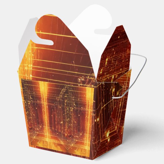 Charming Elegance: Designed Gevor Box" Geschenkschachtel (Geöffnet)