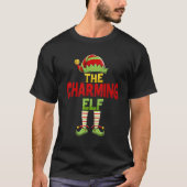Charming ELF Family Matching Group Christmas Pajam T-Shirt (Vorderseite)