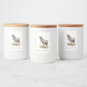 Charming-Eselsnähe, Brauch Lebensmitteletikett (Flaschen)