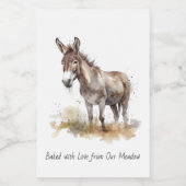 Charming-Eselsnähe, Brauch Lebensmitteletikett (Einzelnes Label)