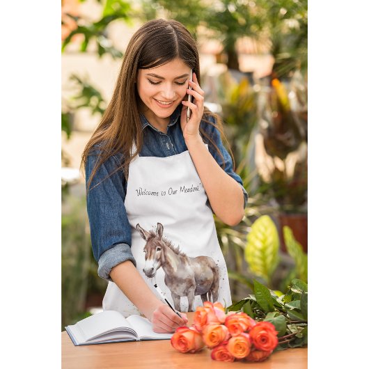 Charming-Eselsnähe, Brauch Schürze