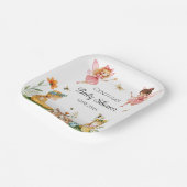 Charming Fairies Woodland Animals Baby Dusche Pappteller (Gewinkelt)