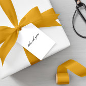 Charming Fall Leaf Monogram Wedding Geschenkanhänger