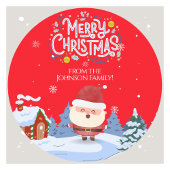 Charming Family Christmas Sticker