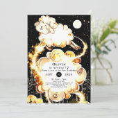 Charming Farm Sheep Geburtstag Einladung (Stehend Vorderseite)