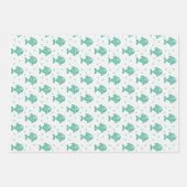 Charming Fish Wrapping Paper Set 3 Geschenkpapier Set (Vorderseite)