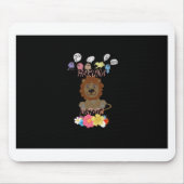 Charming "Flora and Fauna Hakuna Matata" Baby Lion Mousepad (Vorne)