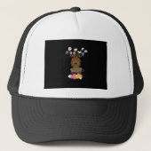 Charming "Flora and Fauna Hakuna Matata" Baby Lion Truckerkappe (Vorderseite)