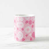 Charming florales Hintergrundbild Kaffeetasse (Mittel)
