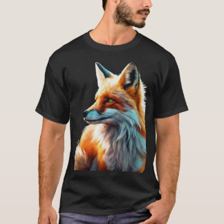 Charming Fox in der Breeze - Mystischer Realismus T-Shirt