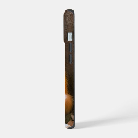 Charming Fox Reading Book under Tree iPhone 15 Hülle (Linke Seite)