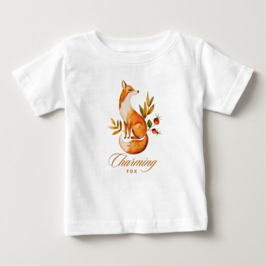 Charming-Fuchs Baby T-shirt (Vorderseite)