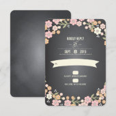 Charming Garden Blumenwettbewerb RSVP Card Karte (Vorne/Hinten)