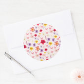 Charming Garden Paper Plate Runder Aufkleber (Umschlag)