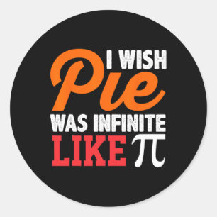 Charming Geek Pi Day Runder Aufkleber