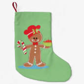 Charming Gingerbread Man Kleiner Weihnachtsstrumpf (Vorderseite)