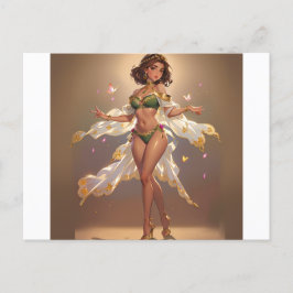 Charming Girl Postkarte