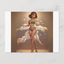 Charming Girl Postkarte