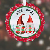 Charming Gnoel Gnomes Unsere Zuhause Gruß Weihnach Ornament Karte